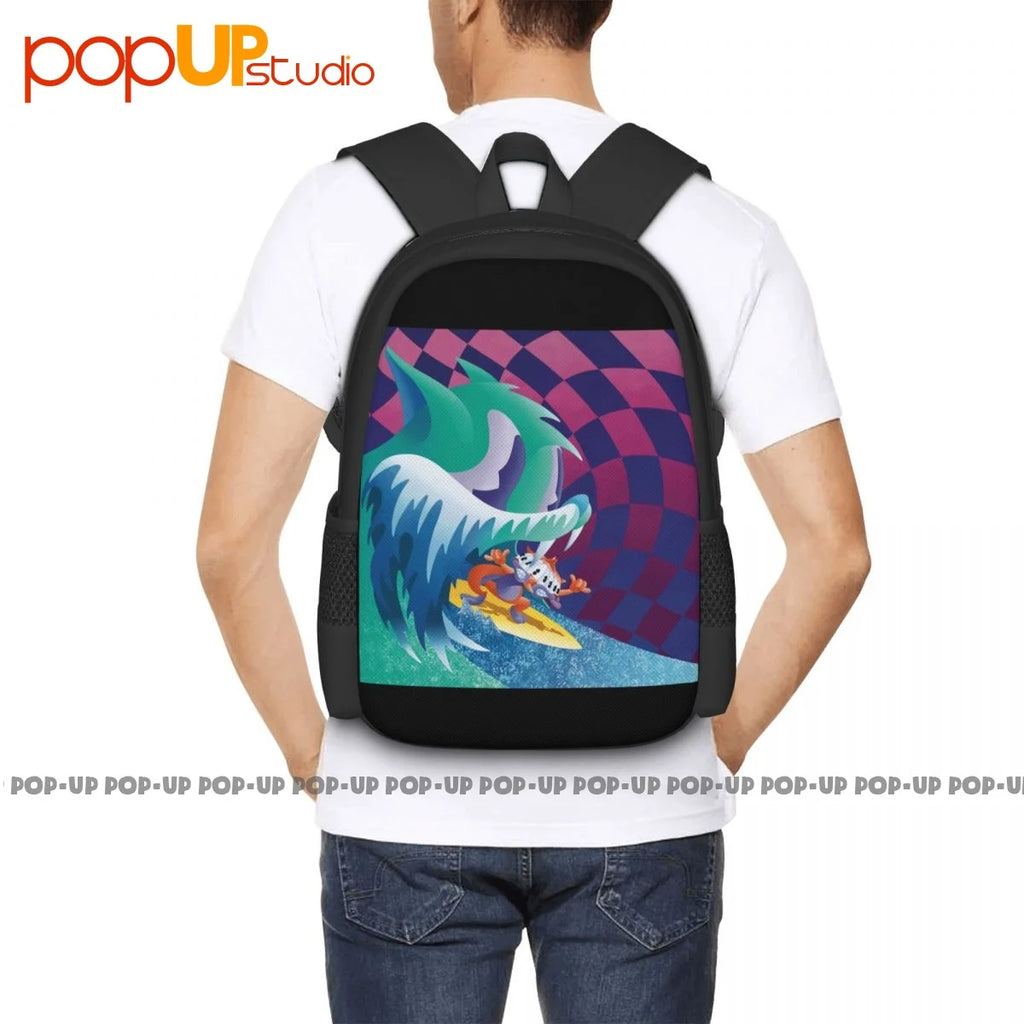 Psychedelic Rock It'S Working Backpack Large Capacity