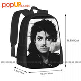 Michael Jackson Finger Antenna Moustache Backpack