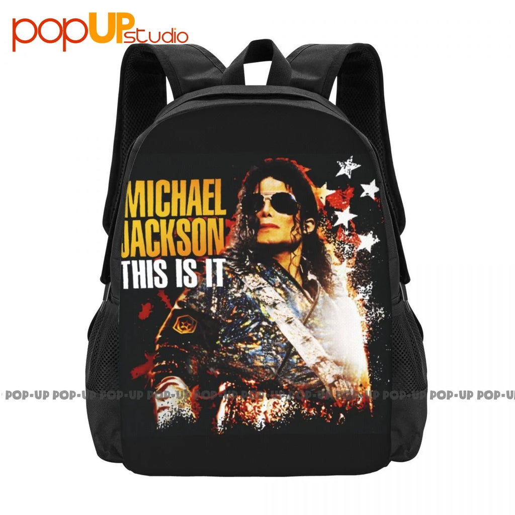 Michael Jackson Reprint Backpack Large Capacity Multi-function