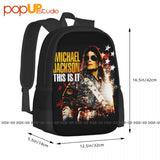 Michael Jackson Reprint Backpack Large Capacity Multi-function
