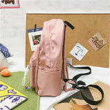 Middle School Students Travel Shoulder Backpacks Waterproof Nylon Kids Backpack