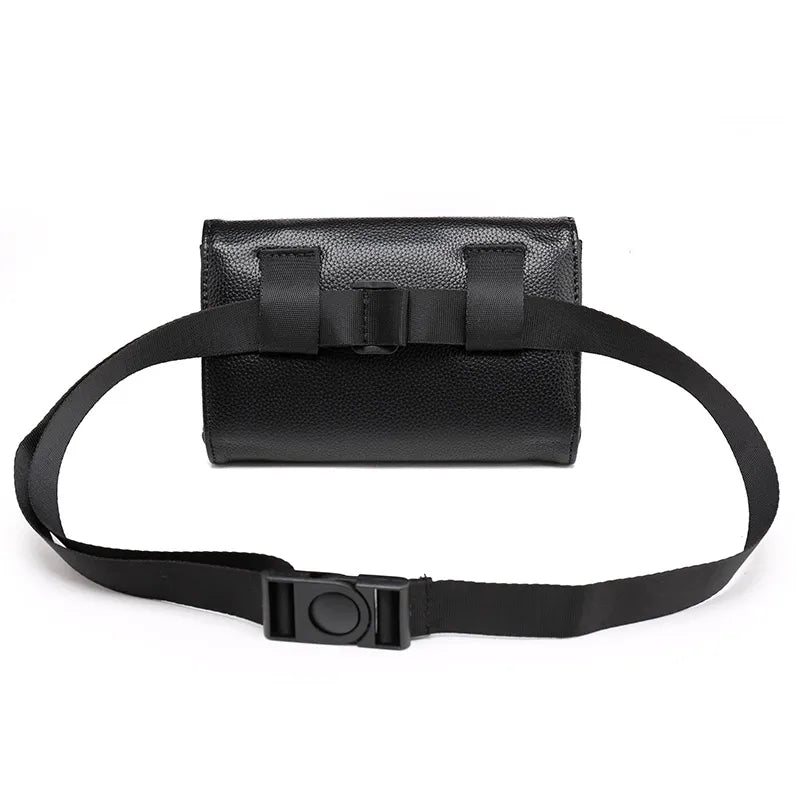 Casual Solid Women Waist Bag High Leather Belt Travel Pack Pouch Phone Bag