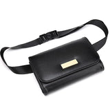 Casual Solid Women Waist Bag High Leather Belt Travel Pack Pouch Phone Bag