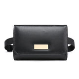 Casual Solid Women Waist Bag High Leather Belt Travel Pack Pouch Phone Bag