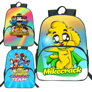 Mikecrack Los Compa Backpack School Bag Teen Boys Girls