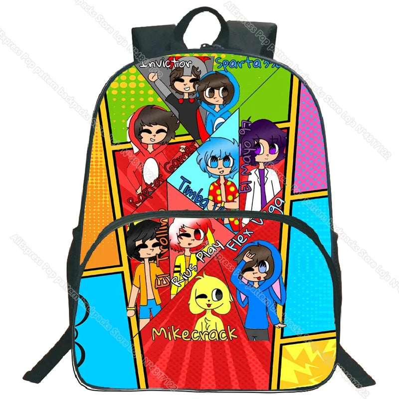 Mikecrack Los Compa Backpacks Compadretes Student School Bags Youthful
