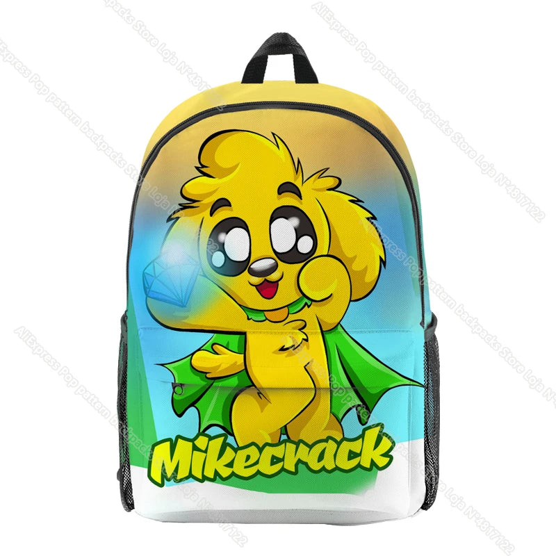 Mikecrack School Bags 3D Print Waterproof Travel Bags Boys Girls