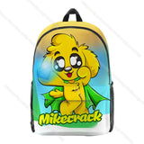 Mikecrack School Bags 3D Print Waterproof Travel Bags Boys Girls