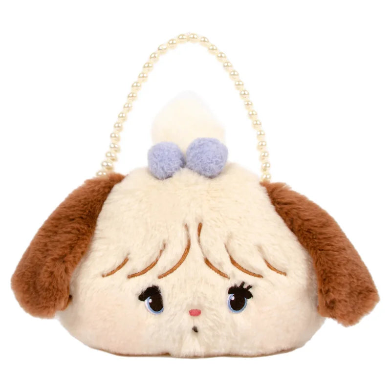Mikkorabbit 8851 Anime Plush Shoulder Bag Cartoon Tote Casual Handbag Phone Bag