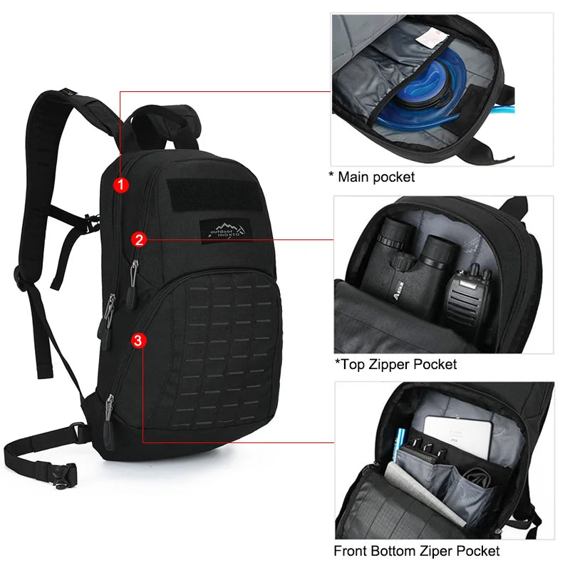 Military Army Backpack Camping Travel Rucksack Tactical Bags Hiking Cycling