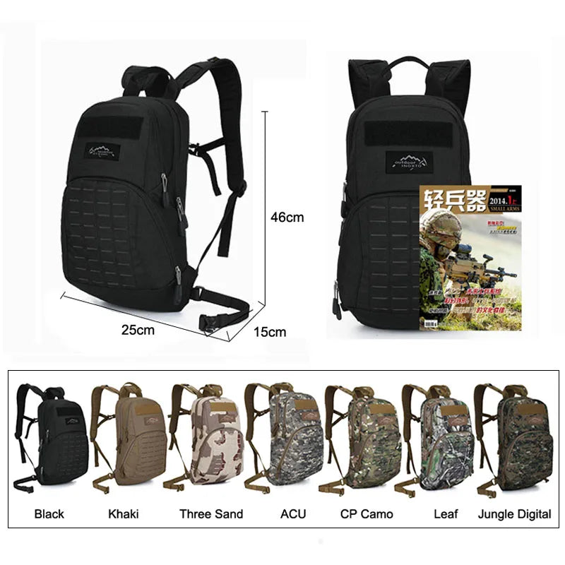 Military Army Backpack Camping Travel Rucksack Tactical Bags Hiking Cycling