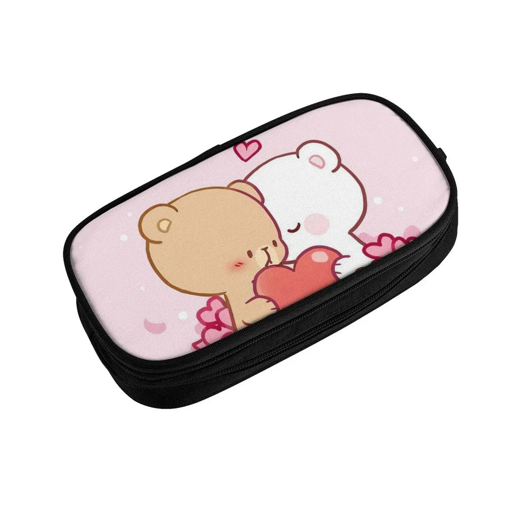 Milk And Mocha Pen Box Zipper Bag