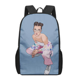 Millie Bobby Brown 3D Pattern School Bag for Kids Boys Girls