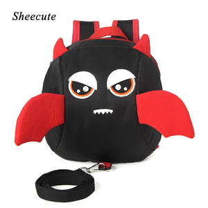 Mini Backpack Anti-lost Toddler Backpack Kindergarten School Bag Cartoon Angel