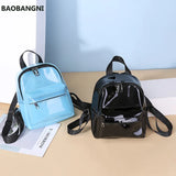 Mini Backpack PVC Waterproof Transparent School Bag Backpacks for Women