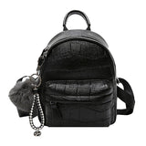 Mini Backpack Women PU Leather Small Backpack Female Back Pack