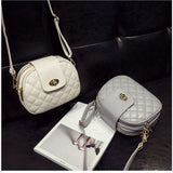 Mini Bag Oblique Span Hardware Lock Rhombic Package