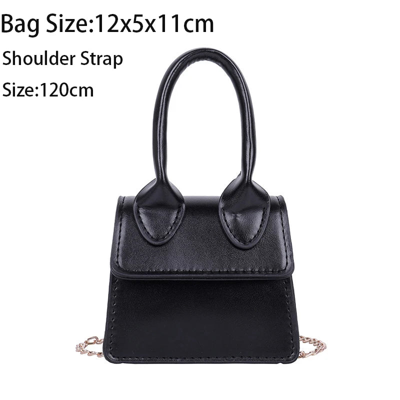 Mini Bags for Women Small Shoulder Handbags Retro Style Female Crossbody Bags Sq