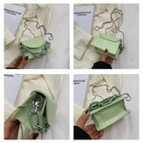 Mini Crossbody Bag Women's Shoulder Tote Acrylic Chain Clutch Purse