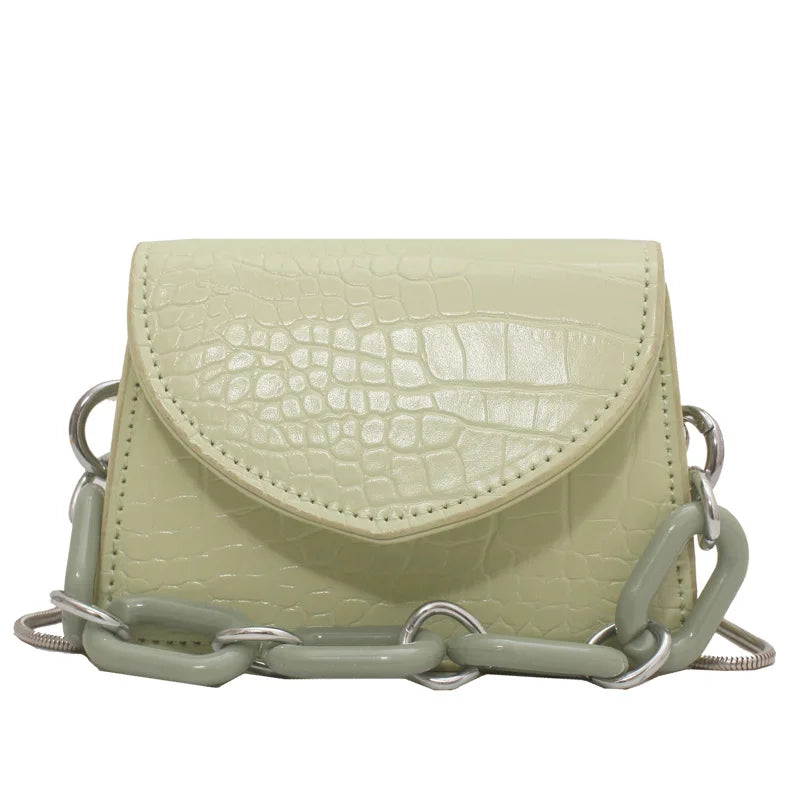 Mini Crossbody Bag Women's Shoulder Tote Acrylic Chain Clutch Purse