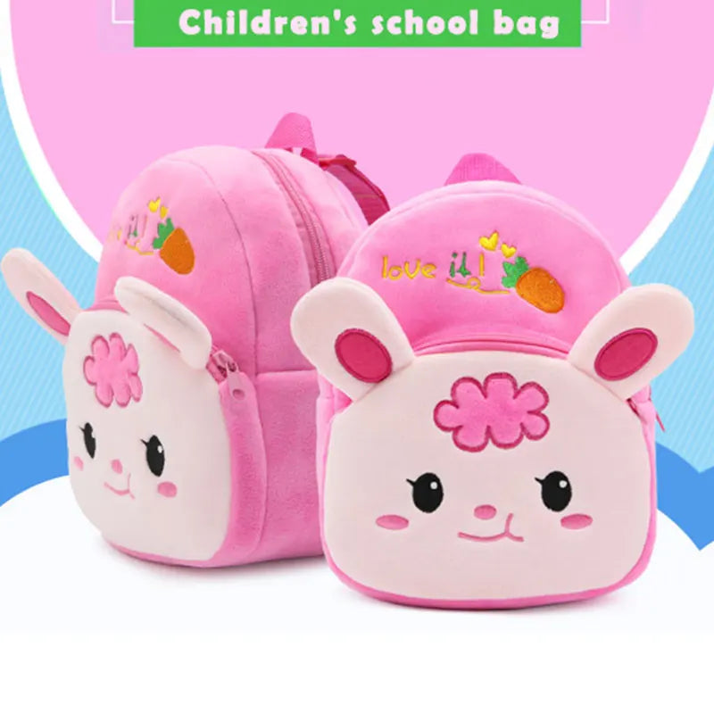 Mini Kids Plush Backpacks Baby Toy Schoolbag Student Kindergarten Backpack