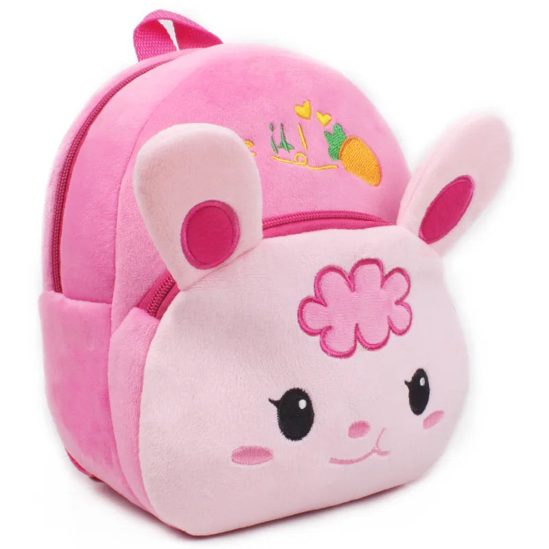 Mini Cartoon Kids Plush Backpack Baby Toy Schoolbag Student Kindergarten