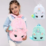Mini Cartoon Kids Plush Backpacks Baby Toy Schoolbag Student Kindergarten