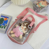 Cartoon Embroidered Mini Corduroy Shoulder Bag for Girls
