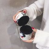 Cartoon Rabbit Print Shoulder Messenger Crossbody Bag with Chain Handbag