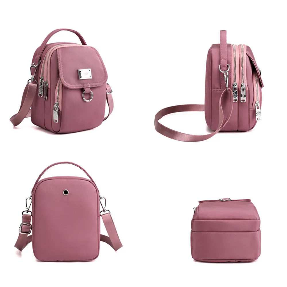 Casual High Nylon Ladies Shoulder Bag Solid Women Messenger Bags Sac Femme