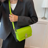 Hot Pink Leather Shoulder Bag for Women High Side Crossbody Phone Purse