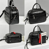 Mini PU Leather Crossbody Bag For Women Hair ball Shoulder Messenger Bag