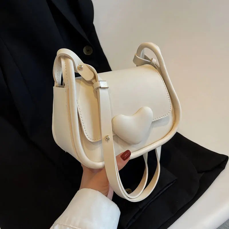 Mini Shoulder Bags Women Texture PU Leather Crossbody Saddle Handbags