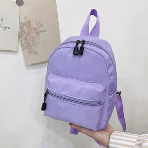 Nylon Mini Women Backpack Small School Bags Rucksack for Teen Girls