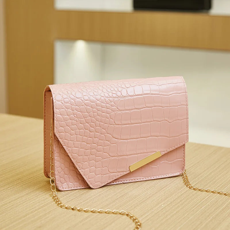 Mini Women's Shoulder Crossbody Bag Soft PU Leather Phone Case Solid Messenger