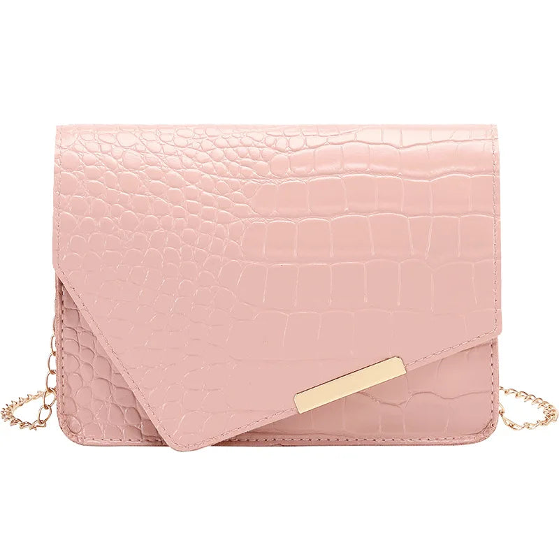 Mini Women's Shoulder Crossbody Bag Soft PU Leather Phone Case Solid Messenger