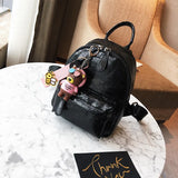 Cute Bear Pendant Shoulder Bag for Students Y359