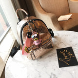 Cute Bear Pendant Shoulder Bag for Students Y359