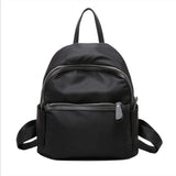 Green Nylon Women's Backpack Water-proof Travel Rucksack