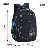 Children's Orthopedic School Bags For Boys Lightweight Nylon Student Schoolbags