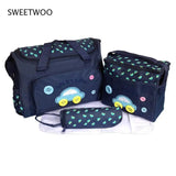 Mom Diaper Bag One Shoulder Baby Bag Set Nappy Mommy Bag Women Travel Handbag