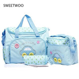 Mom Diaper Bag One Shoulder Baby Bag Set Nappy Mommy Bag Women Travel Handbag
