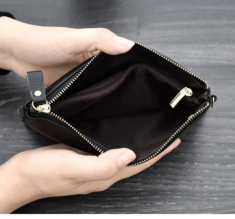 Monogrammed Name Wallet Leather Women Wallets and Purses