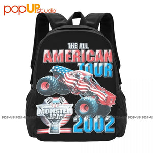 Monster Truck Jam 2002 Grave Digger All American Tour Backpack