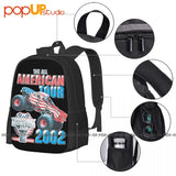 Monster Truck Jam 2002 Grave Digger All American Tour Backpack