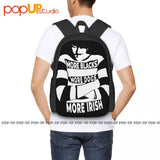 Blacks Dogs Irish Bhoys Hail Hail Backpack Large Capacity Schoolbag