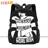 Blacks Dogs Irish Bhoys Hail Hail Backpack Large Capacity Schoolbag
