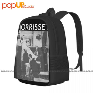 Morrissey 'Barber Shop' Backpack Large Capacity Print Beach Bag
