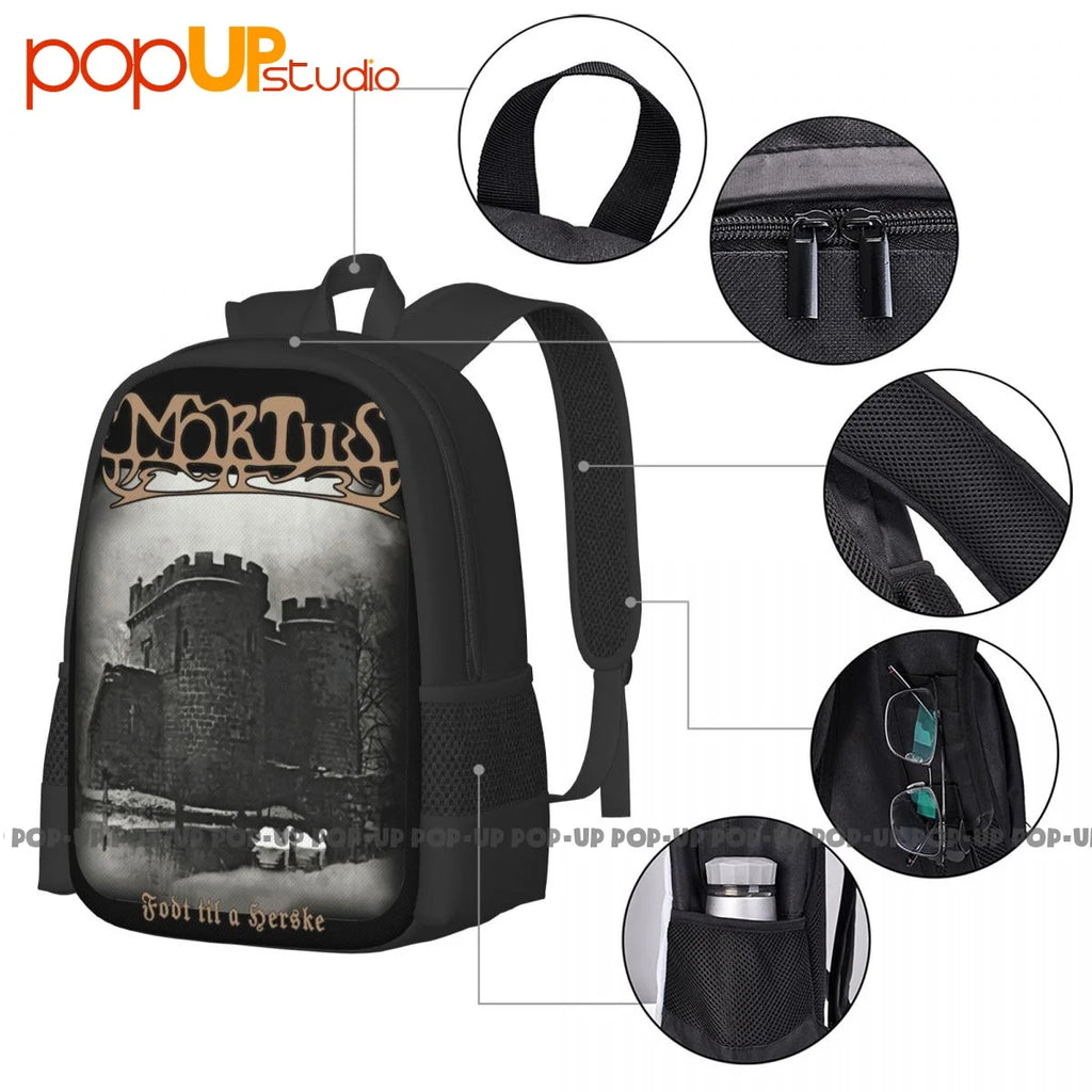 Mortiis Fodt Til A Herske 1994 Album Backpack Large Capacity Print