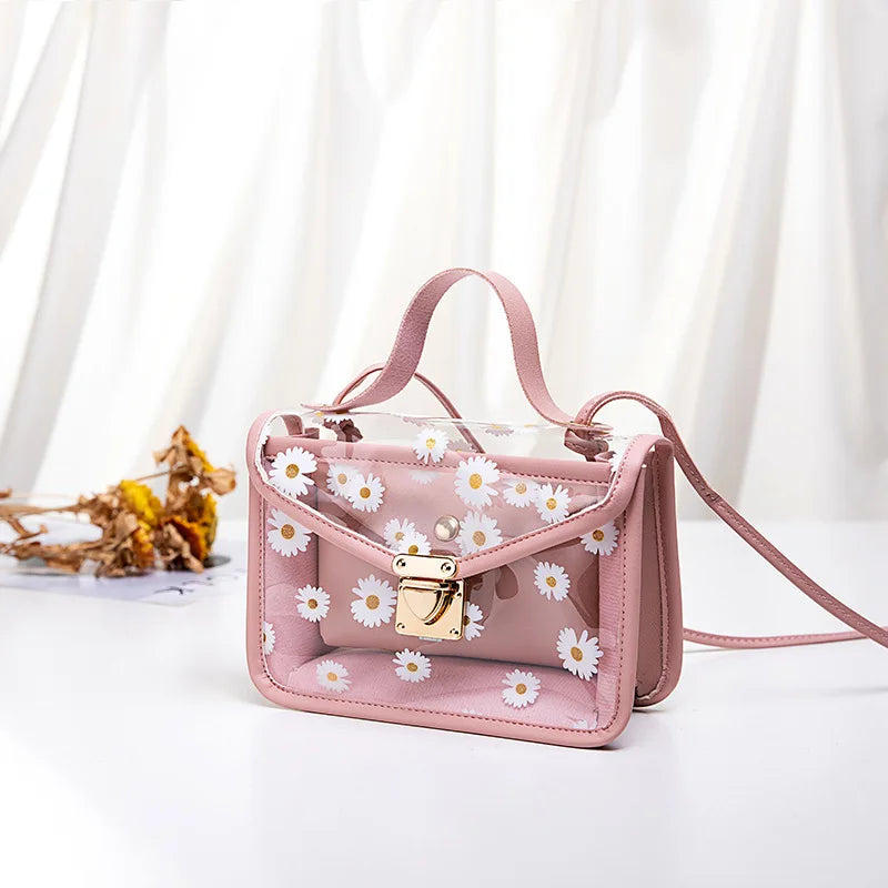 Small Daisy Bag Transparent Handbag